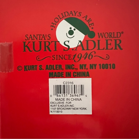 Kurt S.Adler Santa’s World 6 Pcs Glass Ornaments Mini Fruits - Picture 5 of 11